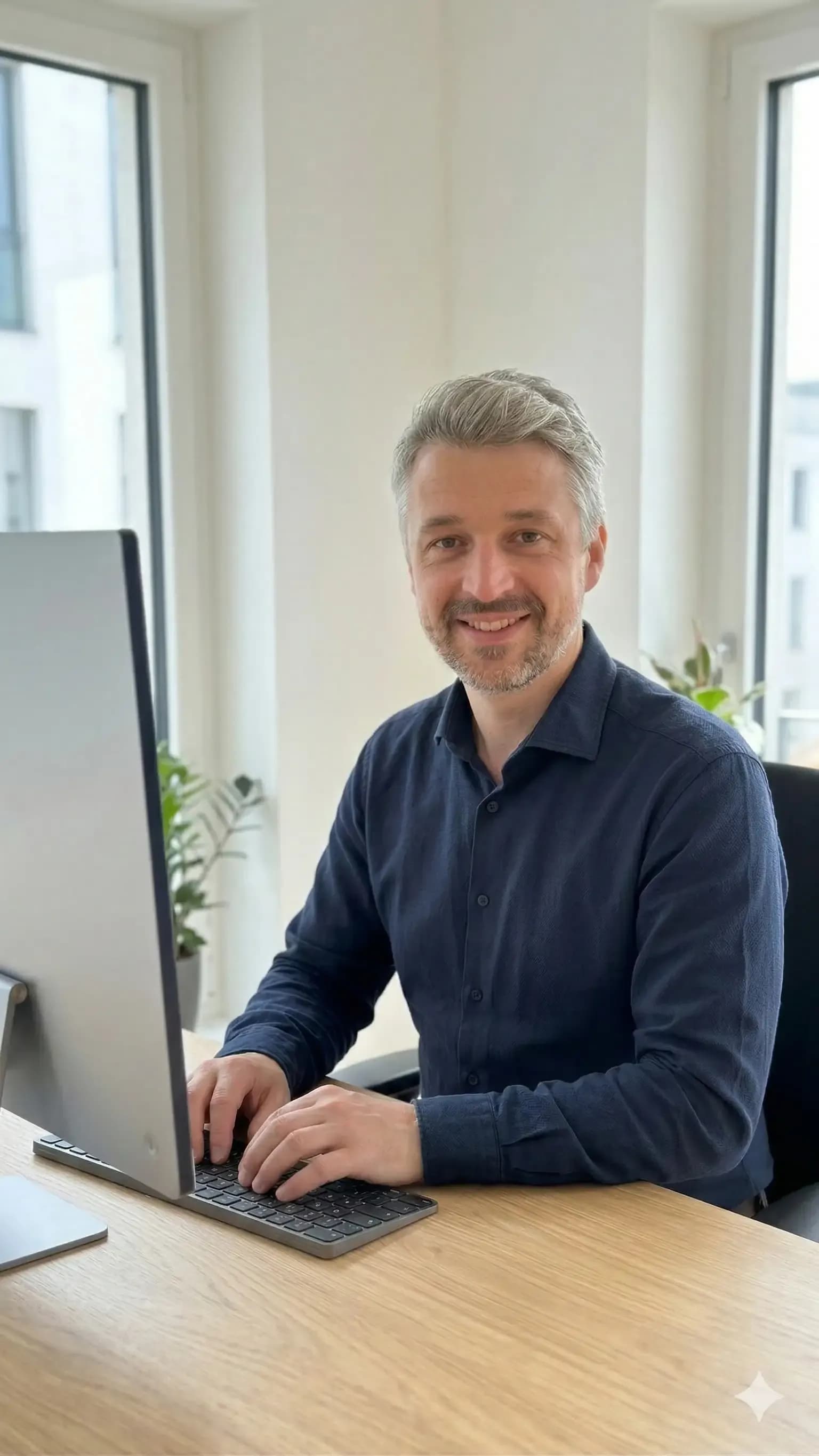 René Jäkel – Webdesigner und Entwickler aus Köln am Arbeitsplatz