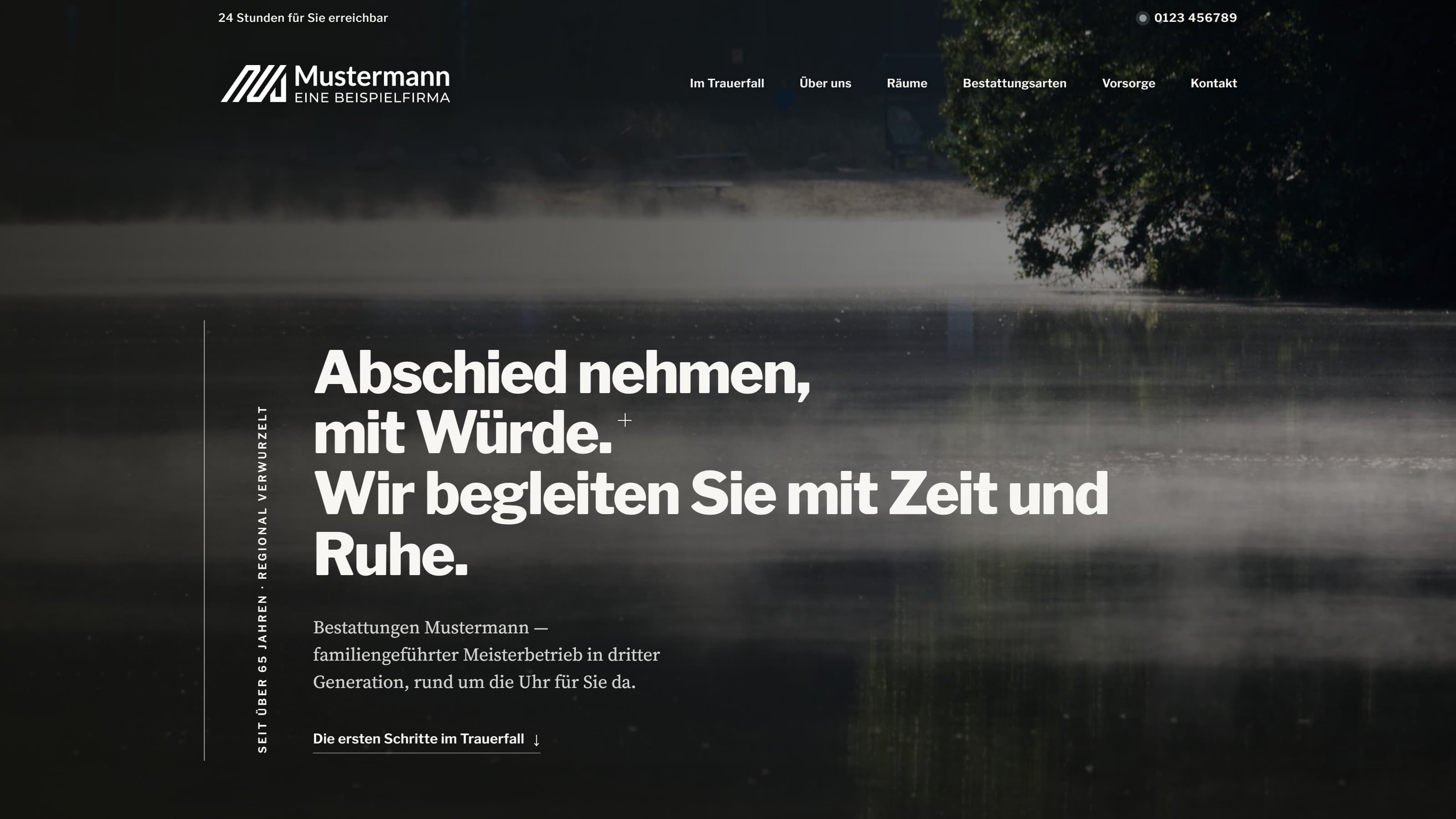 Showcase: Bestattungs-Familienbetrieb
