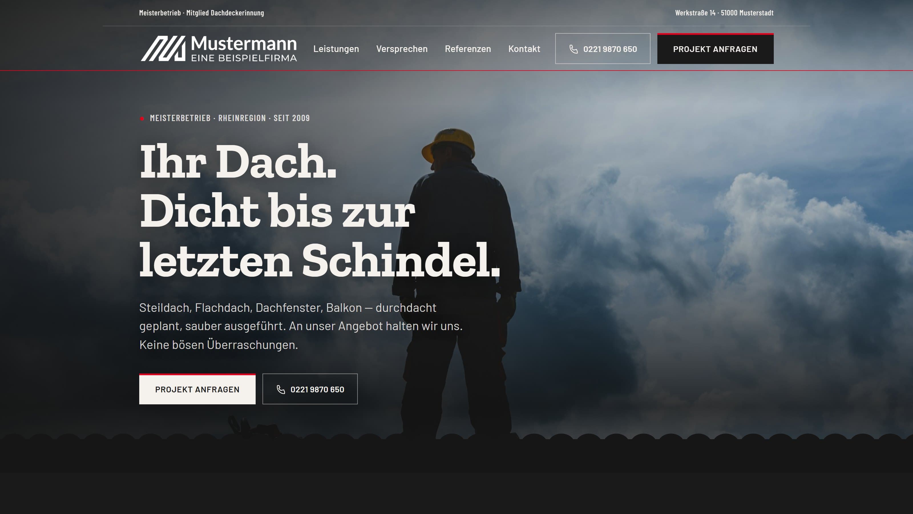 Showcase: Dachdecker-Meisterbetrieb